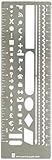 Metal Stencil Bookmark for Bullet Journals, Hardcover