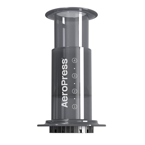 Aeropress Original Coffee Press – 3 in 1 brew method combines French Press, Pourover, Espresso - Full bodied, smooth coffee without grit, bitterness - Small portable coffee maker for camping & travel