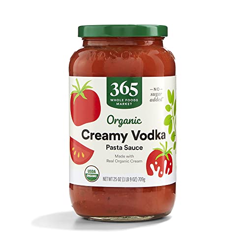 365 by Whole Foods Market, Sauce Pasta Creamy Vodka Organic, 25 Ounce