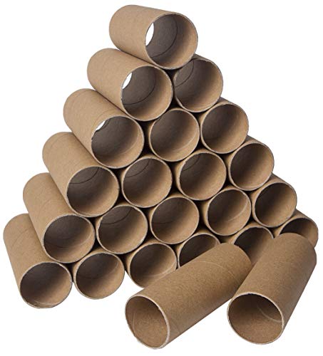30 Pack Craft Rolls - Thick Cardboard Tubes for Crafts - Round Cardboard Tubes - Cardboard Tubes For Crafts - Craft Tubes - Craft Round Tubes - Paper Tube for Crafts - 1.57 x 3.9 inches - Brown