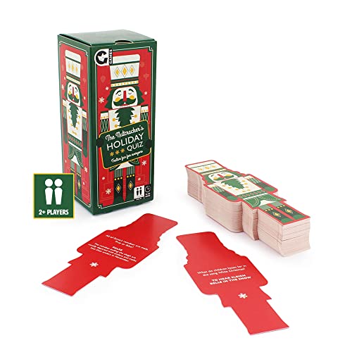 Ginger Fox - The Nutcracker’s Holiday Quiz Trivia Card Game. Fun Party Games for Christmas Celebration and Adult Game Night. Great Addition to Family Games for Ages 8 and Over
