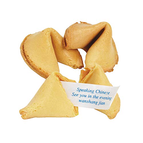 Fun Express 2024 Bulk Fortune Cookies - 50 Pack - Handouts, Party Candy and Chinese New Year Supplies - Made in the USA