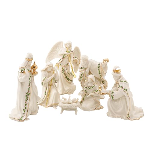 Lenox 806053 Holiday Mini Nativity Set, 1.60 LB, Ivory, 7-Piece
