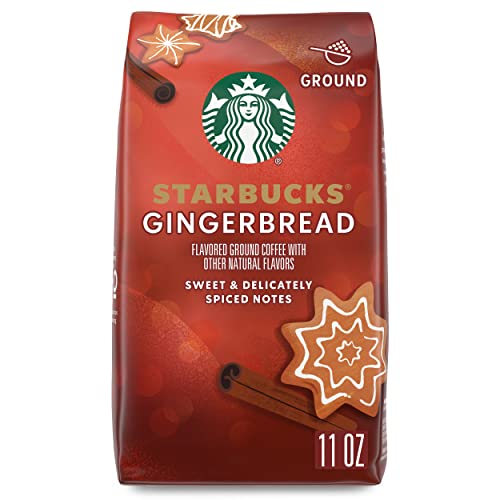 Starbucks Ground Coffee—Gingerbread Flavored Coffee—100% Arabica—Naturally Flavored—Limited Edition—1 bag (11 oz)