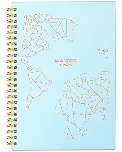 Lamare Travel Journal For Women - Cute Travel Notebook, Bucketlist, Roadtrip & Vacation Planner – Great and Fun Travel Planner 2024 Gift, Undated Travel Diary and Travel Planner Organizer for Women