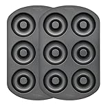 Wilton Gold Premium Non-Stick Warp-Resistant Bakeware, Made without PFAs, Donut Pan Set, 2-Piece, Packaging May Vary