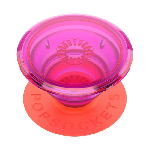 PopSockets Translucent Phone Grip with Expanding Kickstand, PopSockets for Phone, Translucent PopGrip - Electric Sunrise