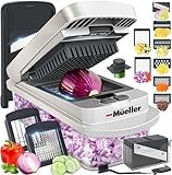 Mueller The Real Original Pro Chopper since 2013 Vegetable Chopper Mandoline Slicer, 8 Blade Food Veggie Chopper Onion Vegetable Cutter with Container, Kitchen Gadgets & Essentials, (10 in 1)