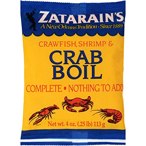 Zatarain's Crawfish, Shrimp & Crab Boil, 4 oz (Pack of 12)