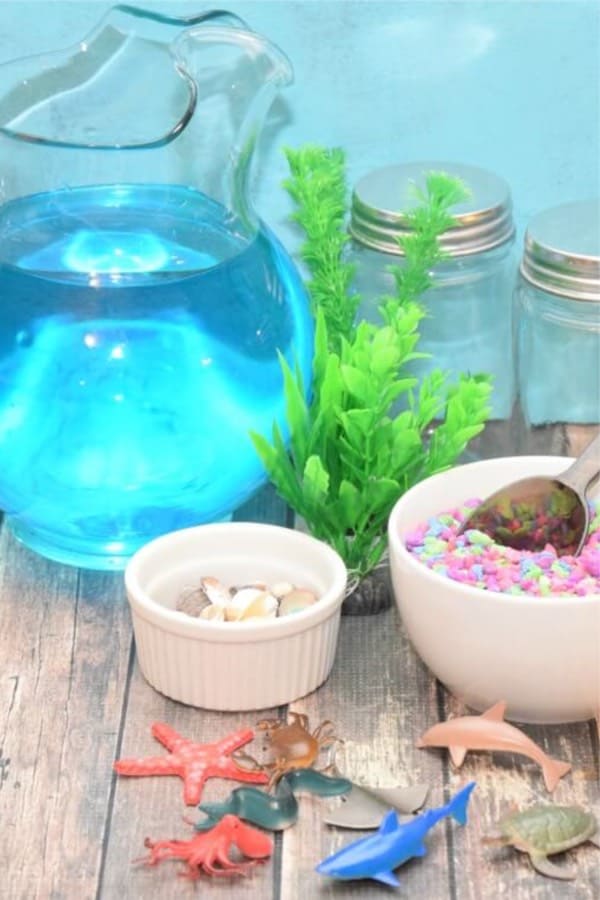 fish tank mason jar for kids