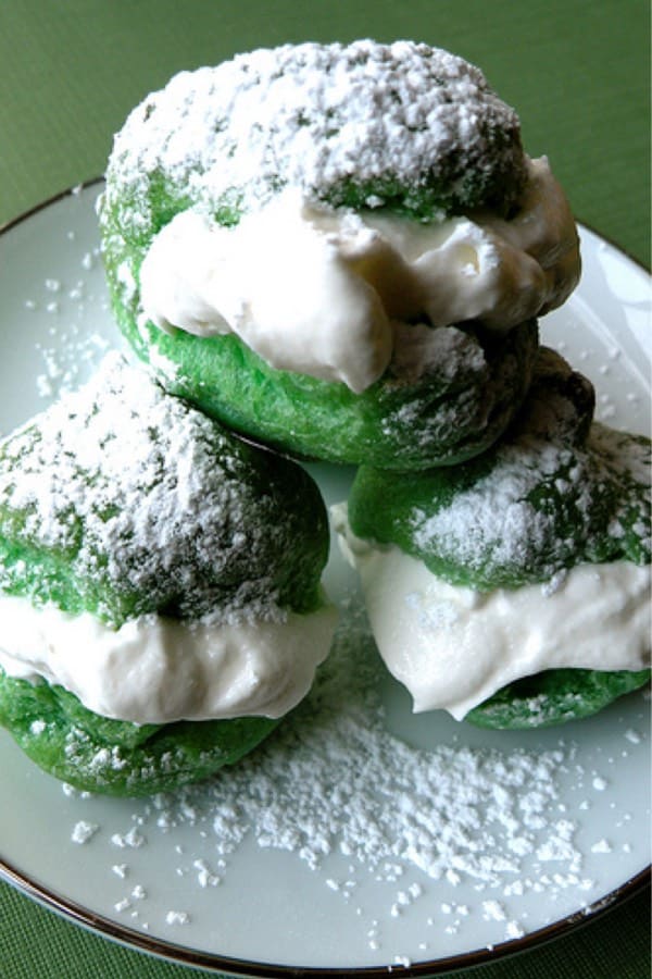 creme puffs for st particks day