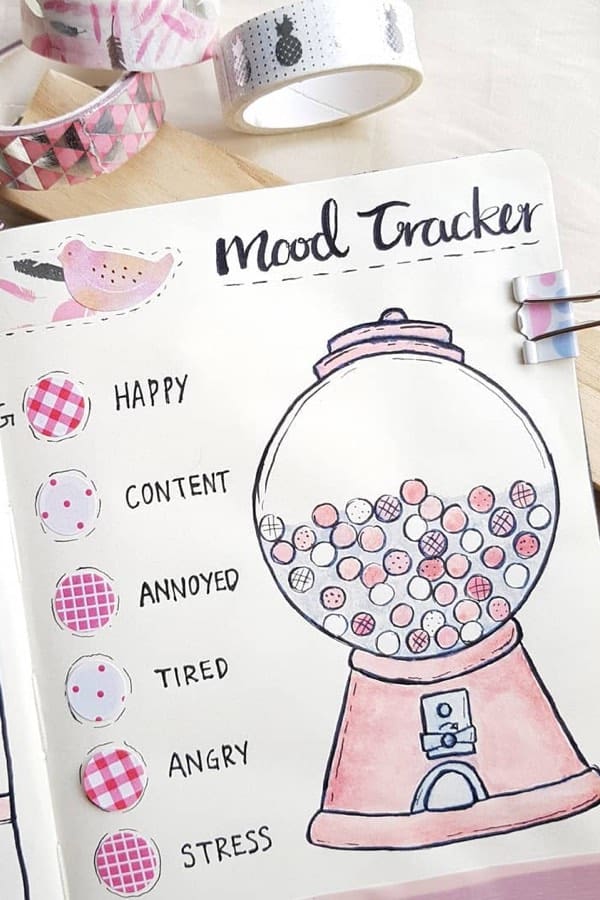 cute mood tracker ideas