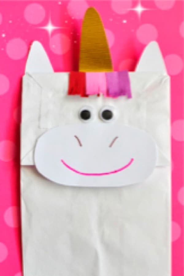 DIY paper bag fun unicorn craft 