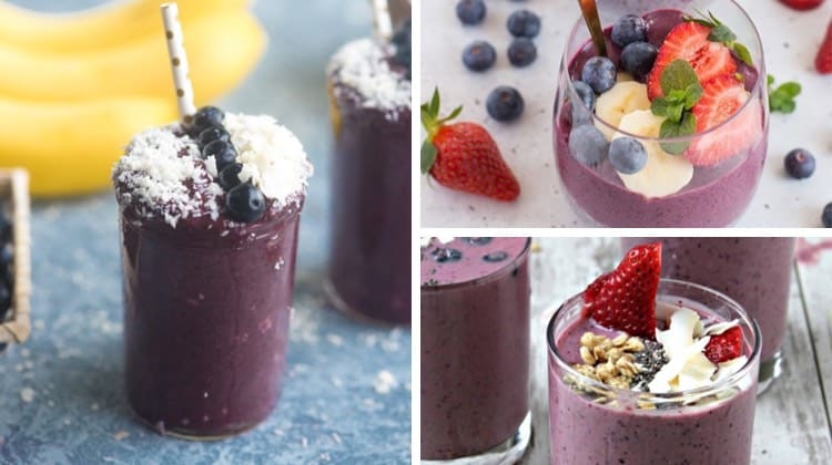 best smoothies with acai powder