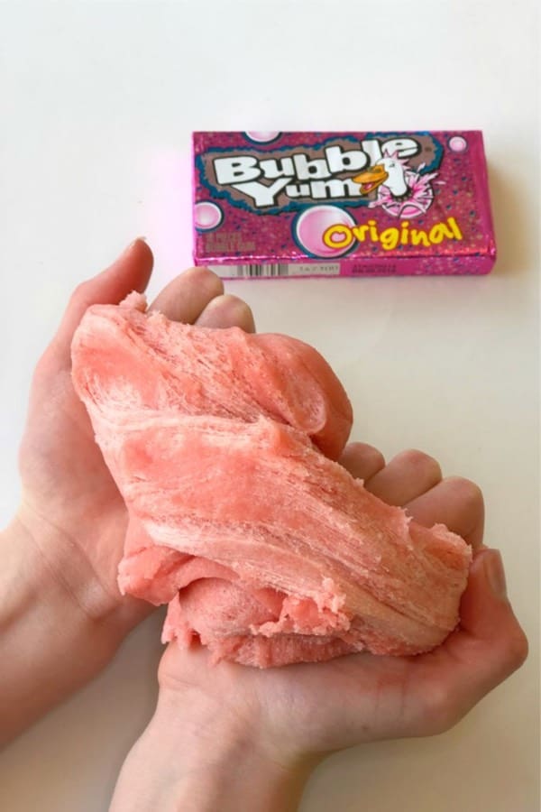 edible slime with bubble gum recipe