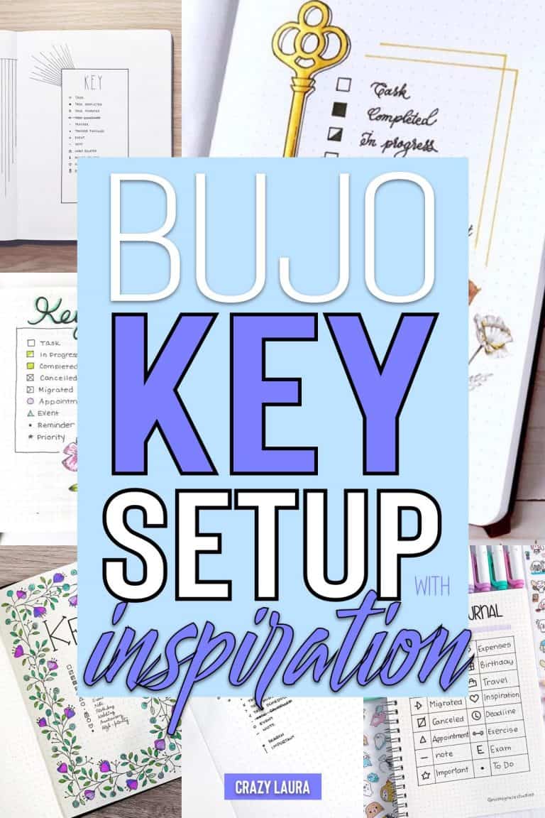 Bullet Journal Key Setup With Adorable Inspiration Ideas - Crazy Laura