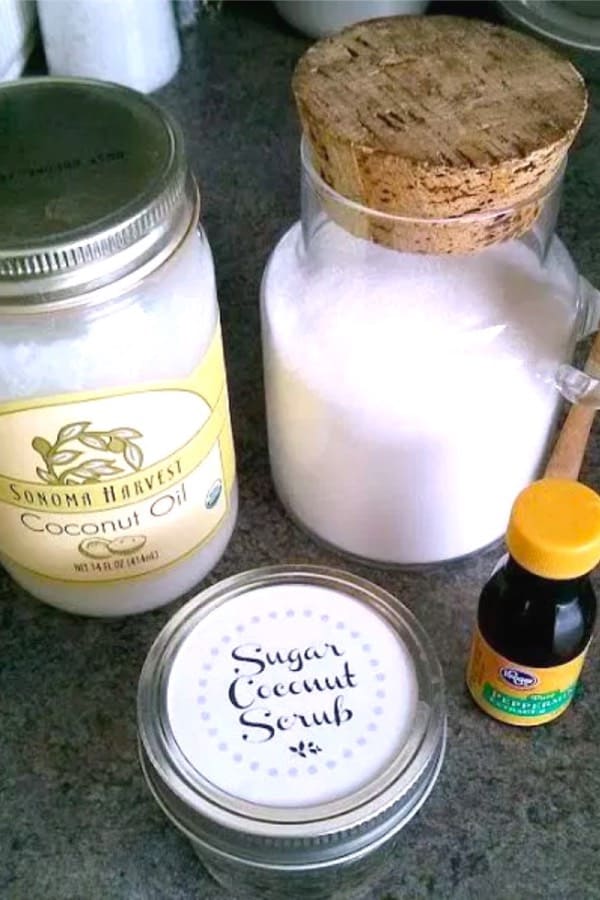 sugar scrub recipes with coconut oil