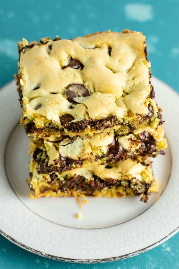 cookie bars from cake mix box