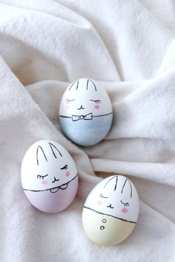 super cute easter egg bunnies