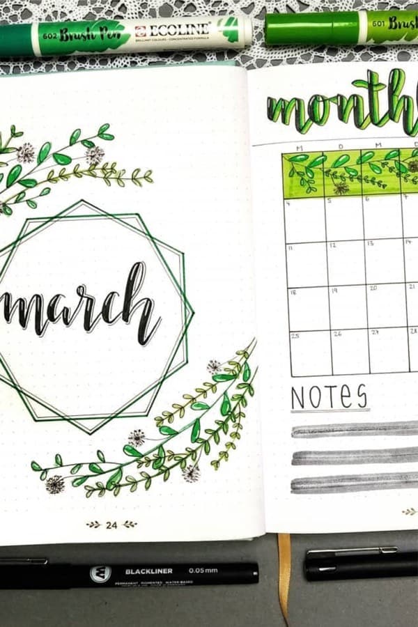 cover page for march