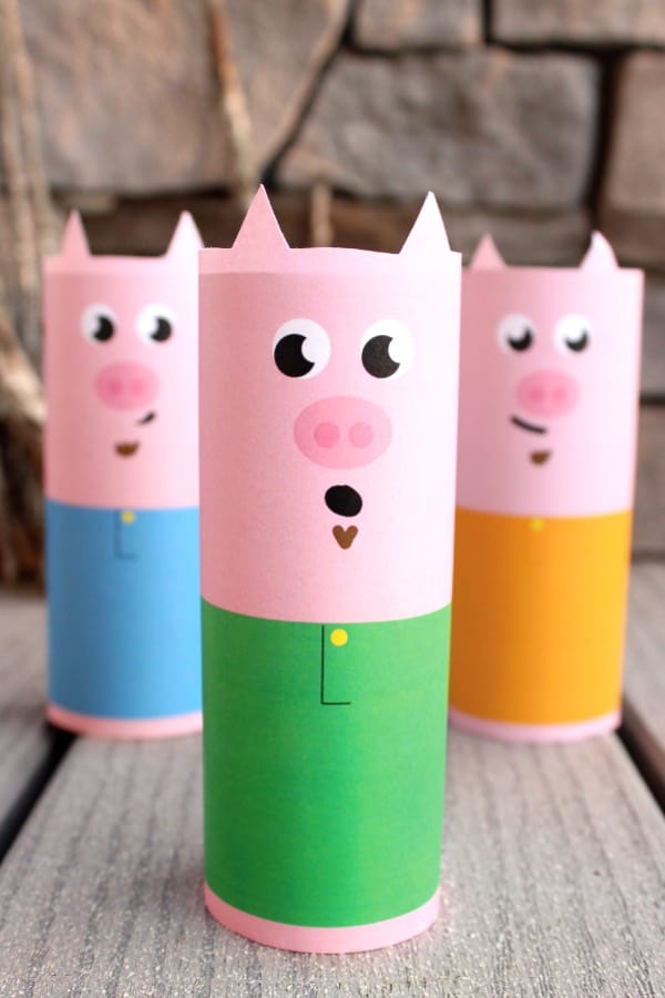 cute diy paper roll puppet craft
