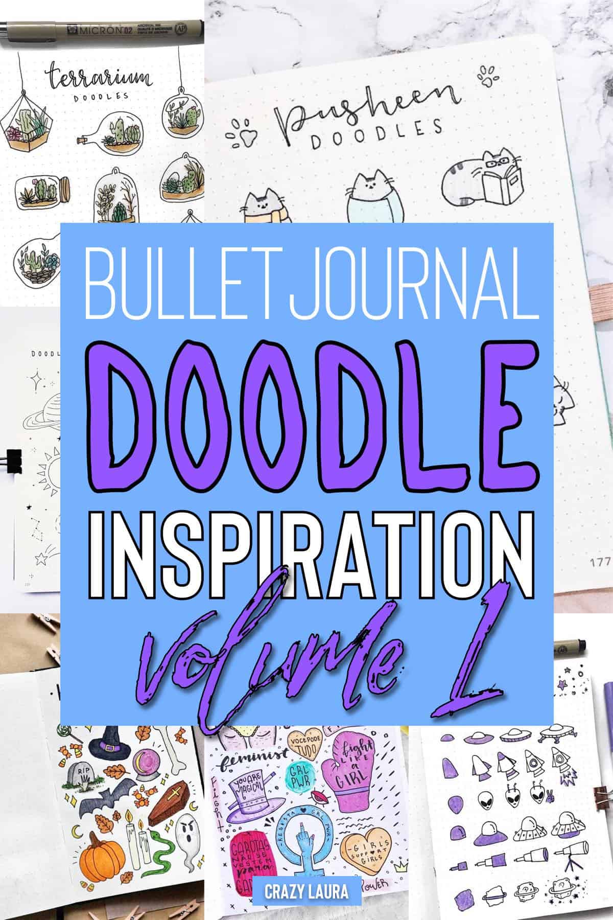 how to draw doodles in bujo