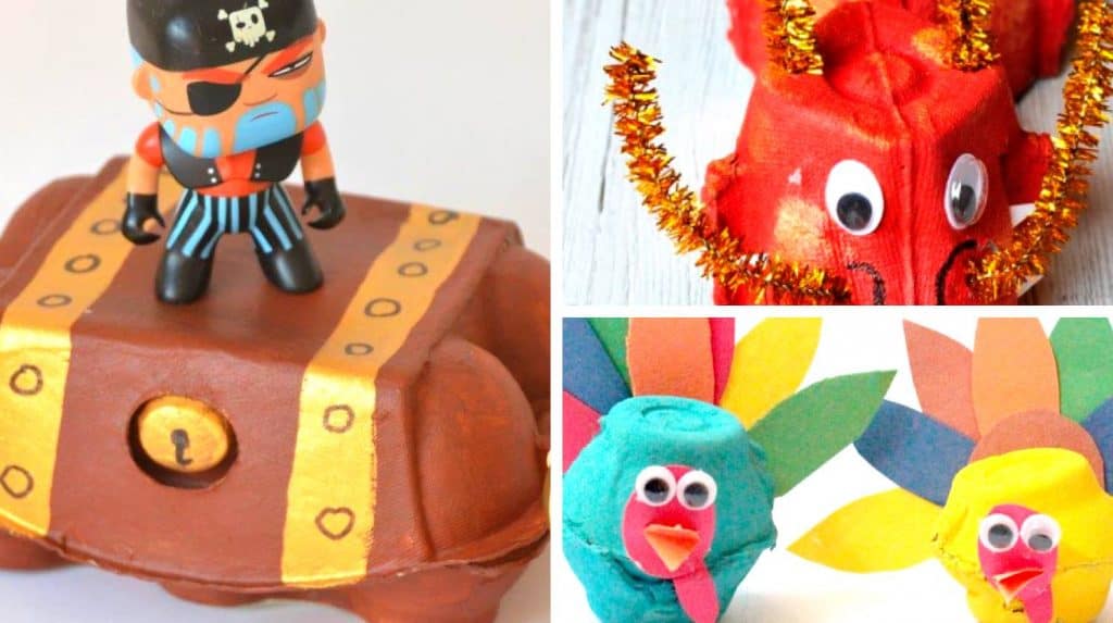 17 DIY Recycled Egg Carton Crafts For Kids