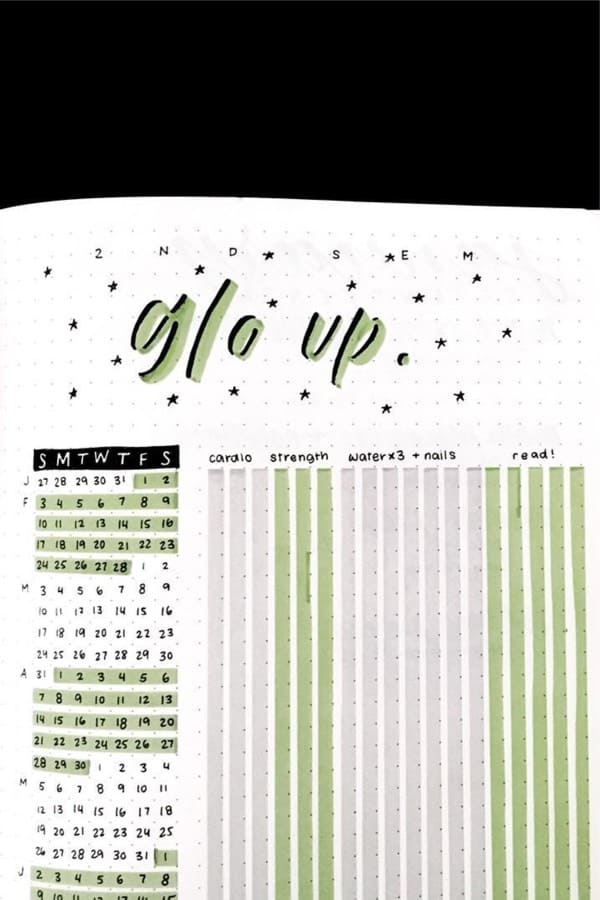 easy habit tracker for girls