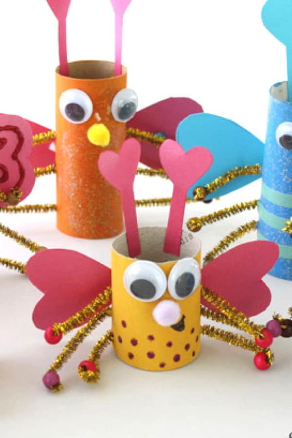 simple valentines day crafts with toilet paper roll