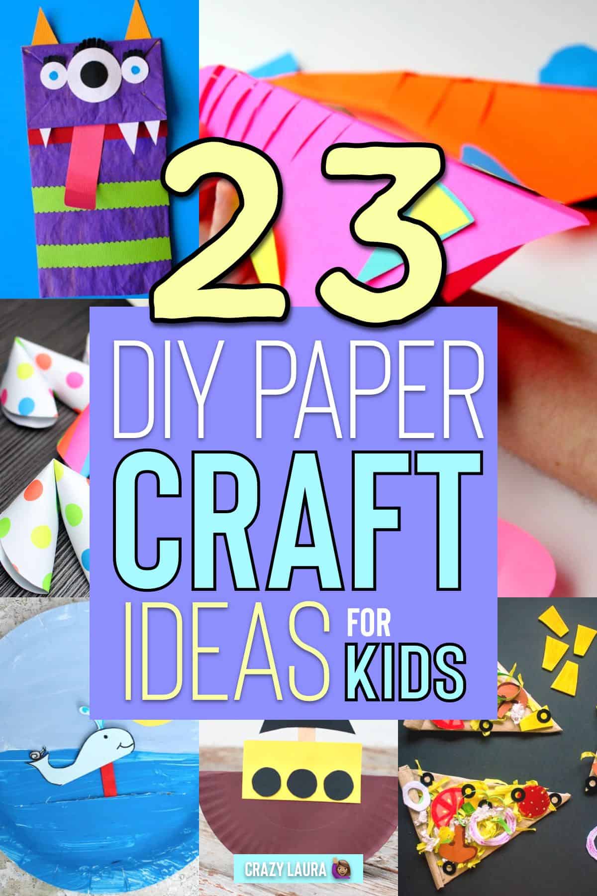 diy construction paper projects for children