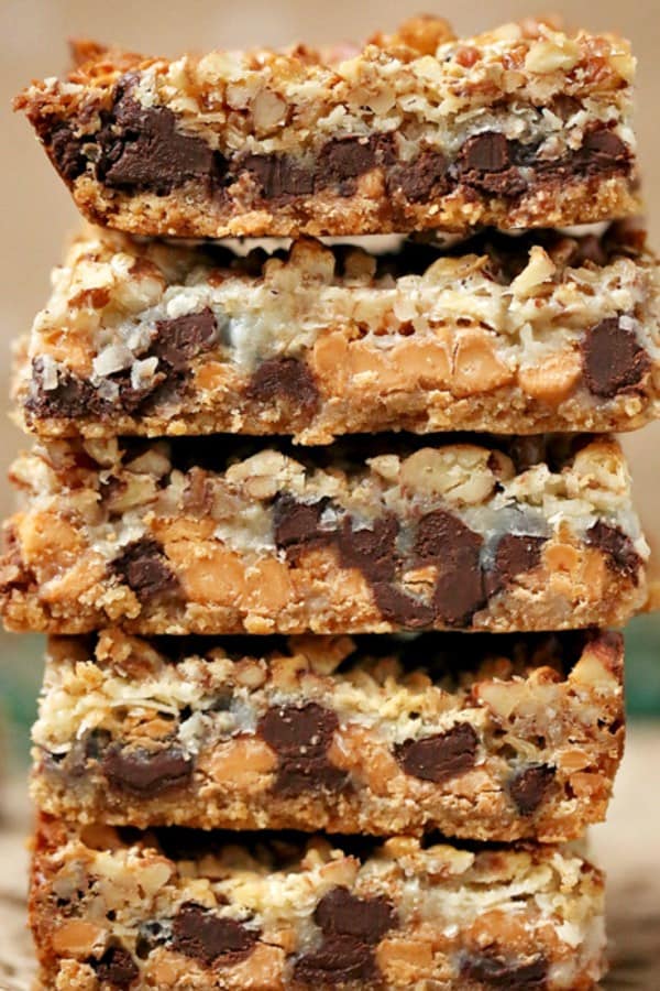 cookie bar with seven layers