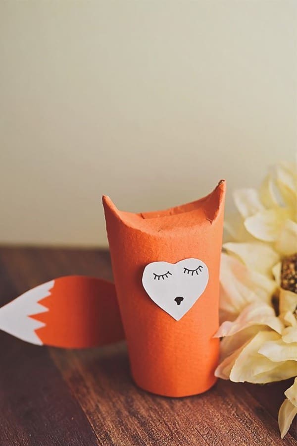 easy crafts with foxes for kids