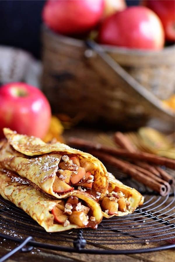 how to make crepes with apples