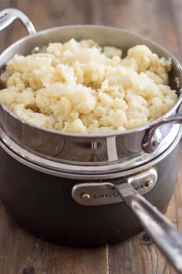 how to make mashed potatoes with cauliflower