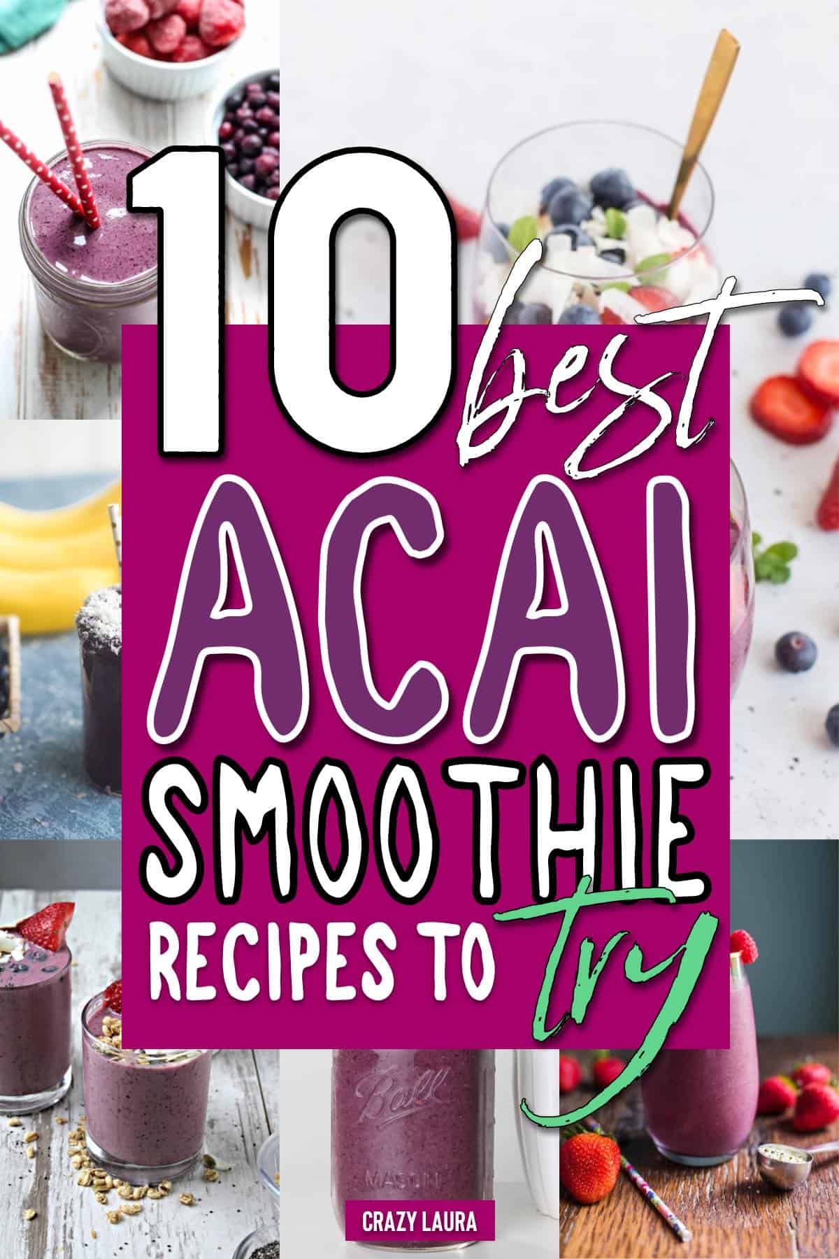 blender recipes with acai