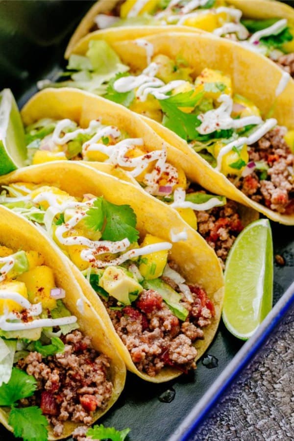 simple ground beef taco