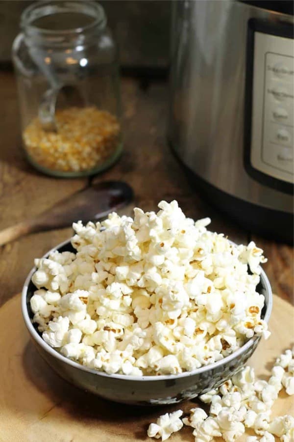 instant pot popcorn recipe