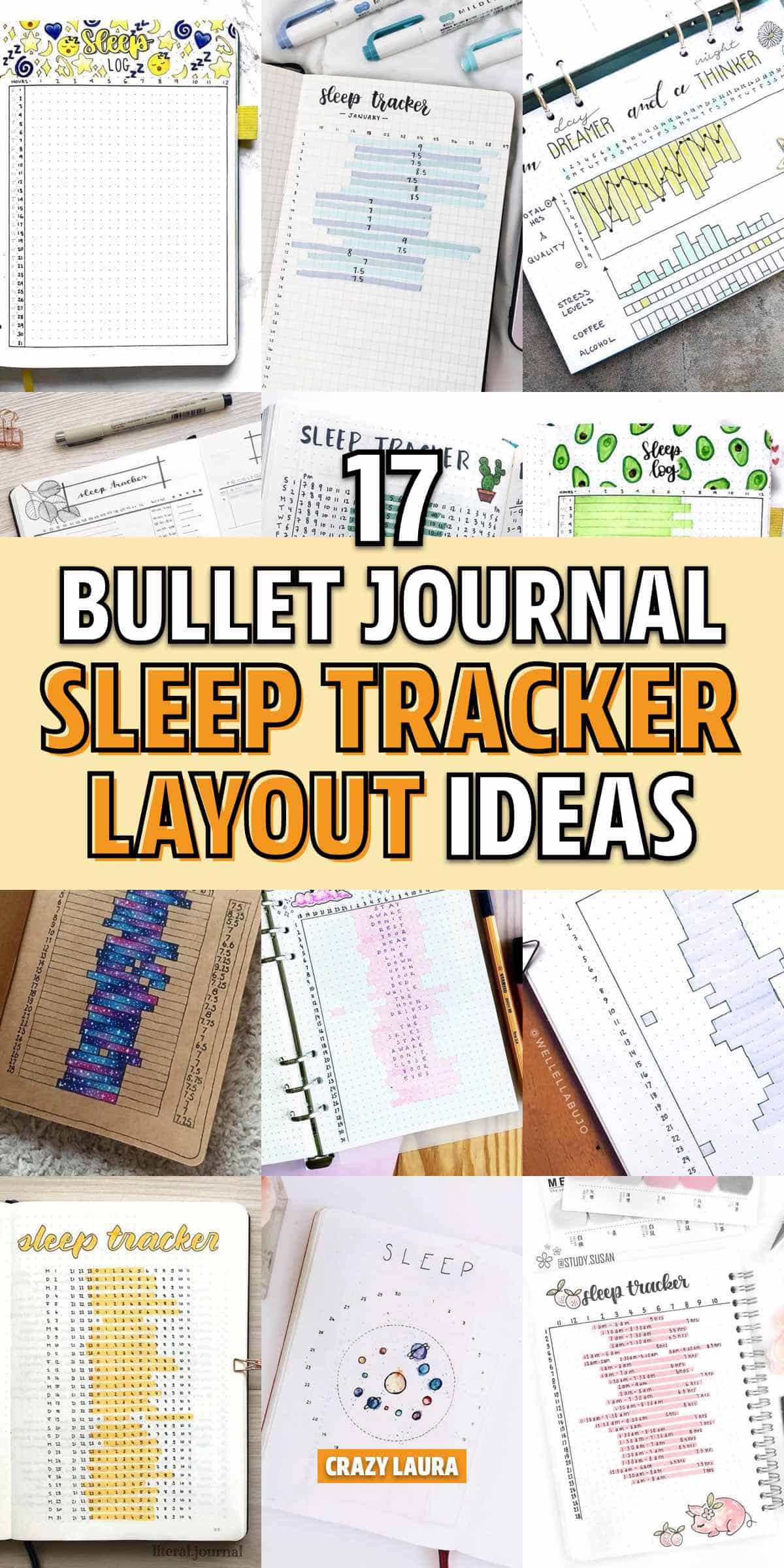 simple sleep tracker ideas