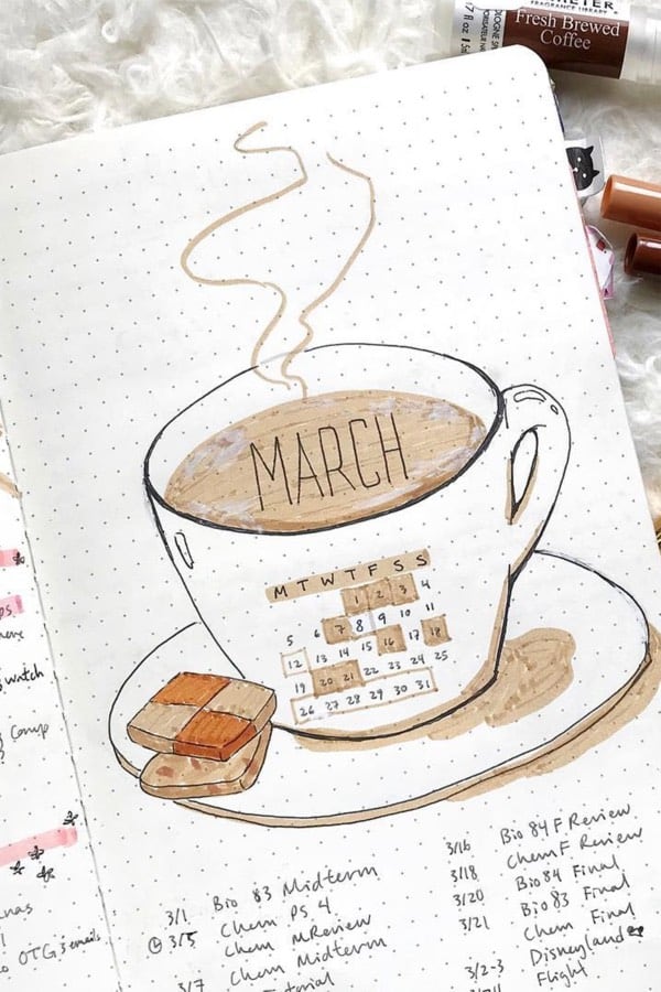 examples of march monthly cover