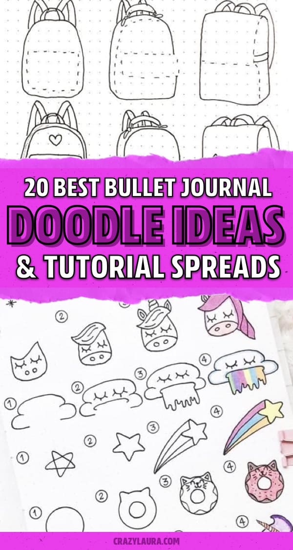 creative doodles for bullet journal
