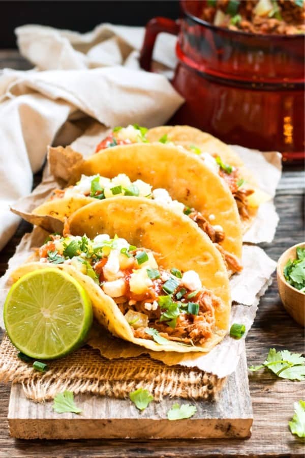 tacos with pineapple