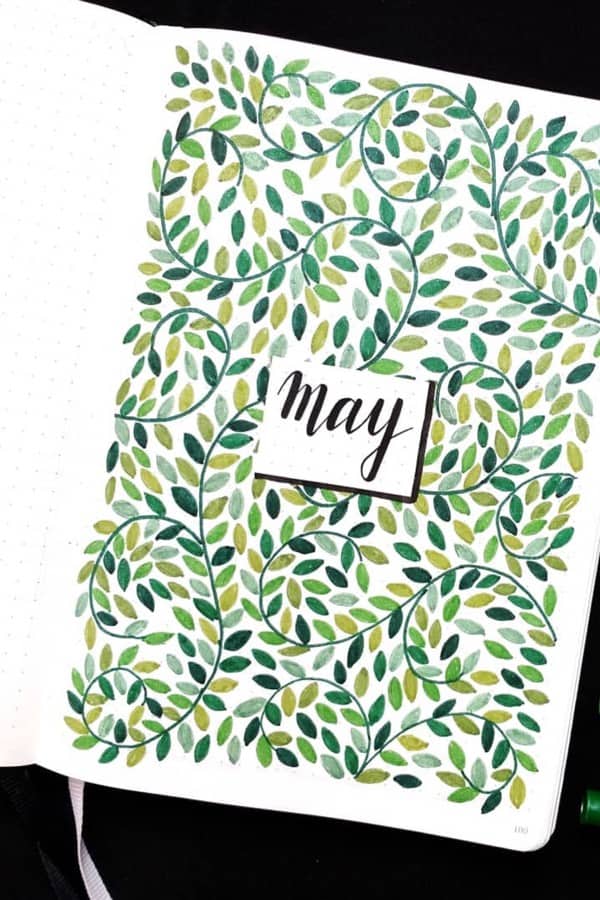 green cover for may bujo