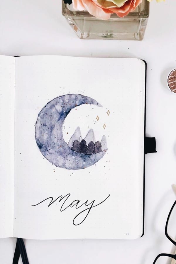 may moon cover page ideas