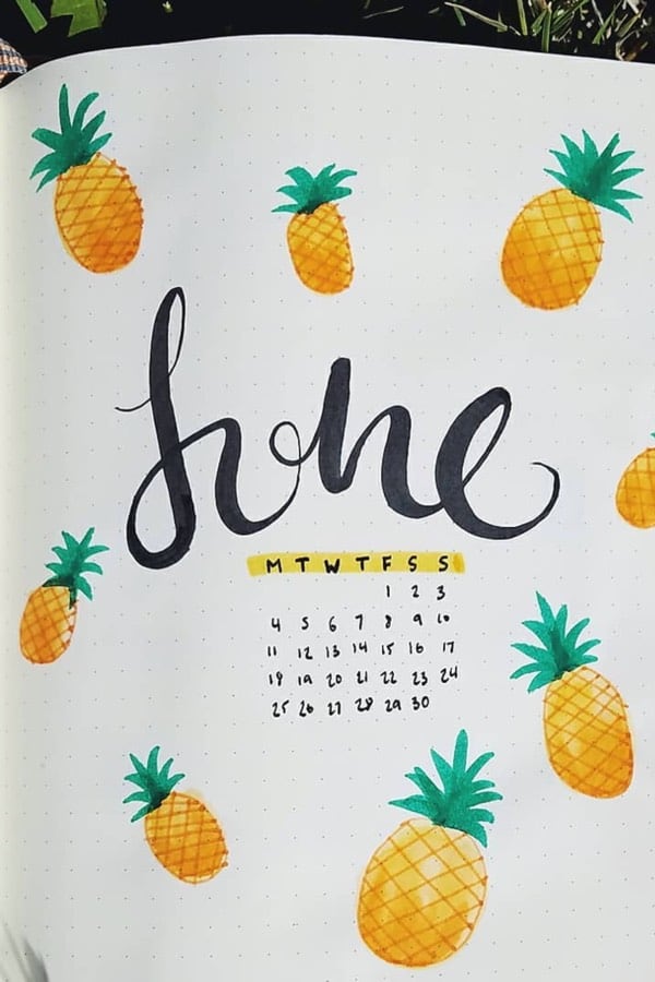 cute june monthly covers