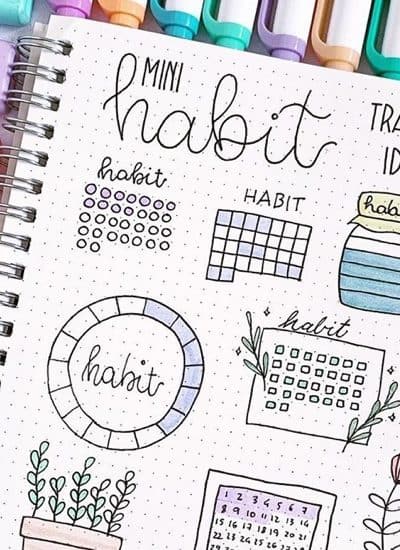 april trackers for habits