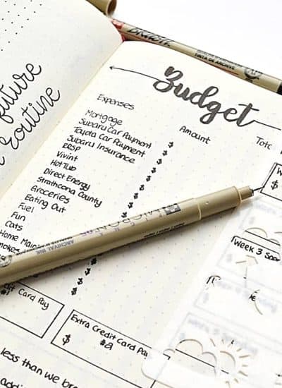 budget tracker examples