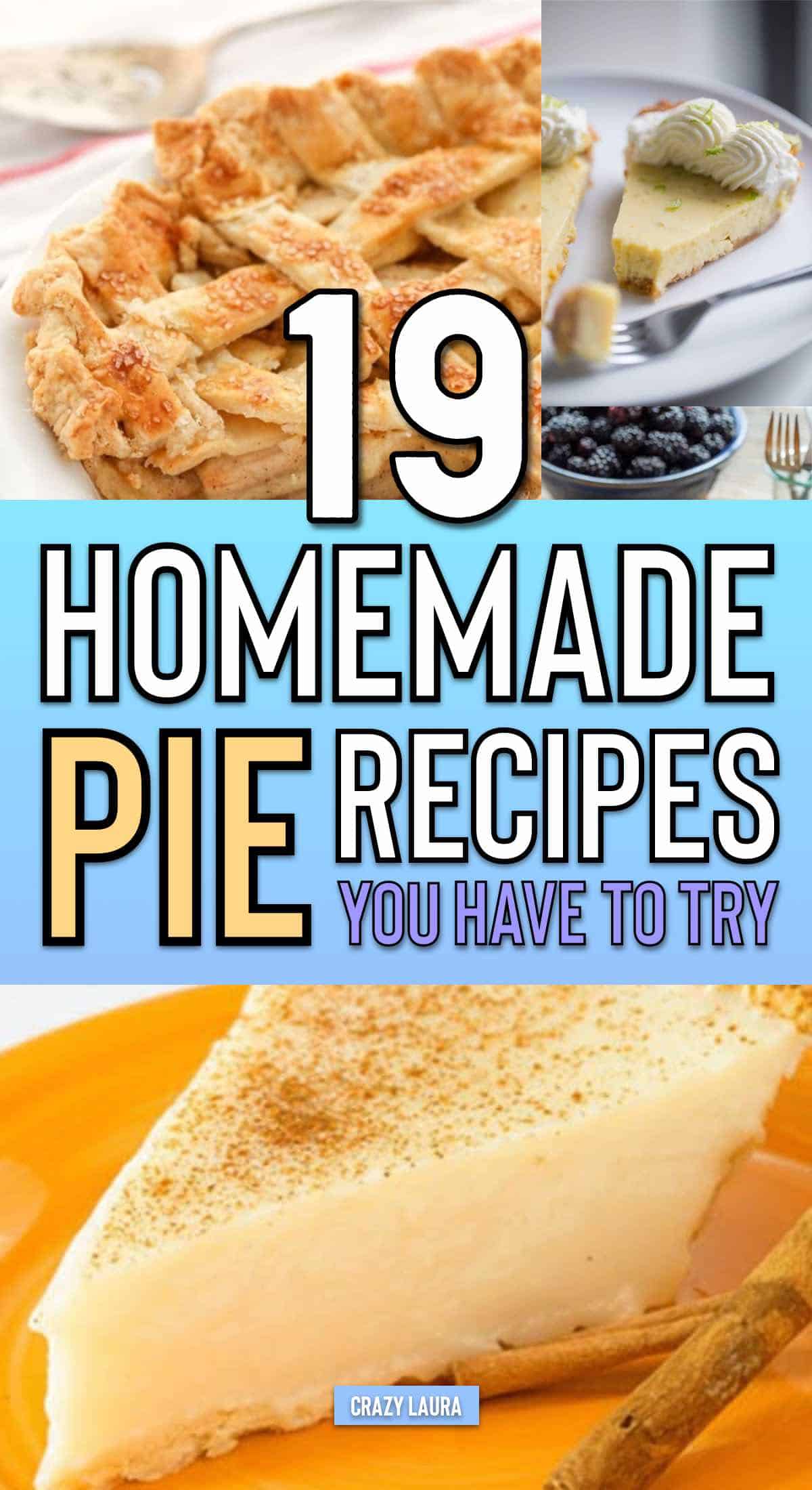 list of pie recipes
