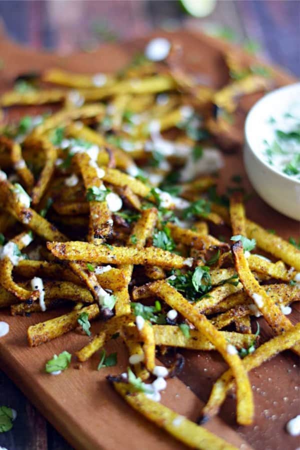 spicy homemade fries