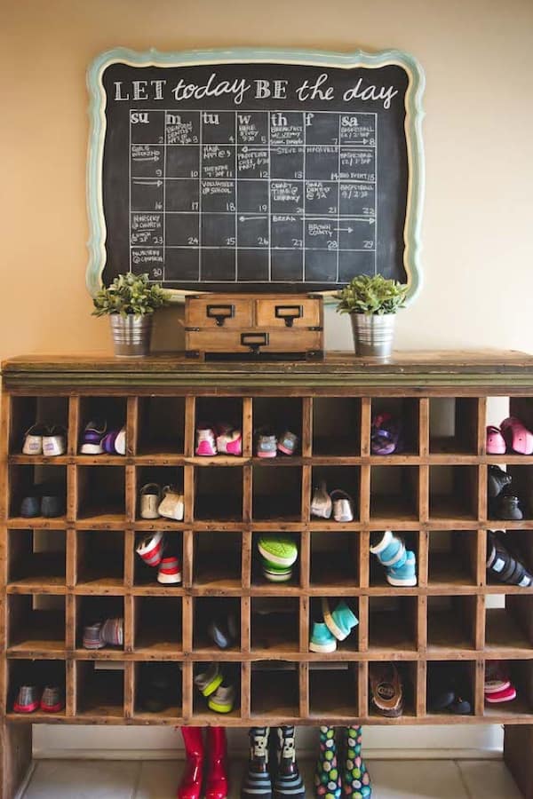 how to organize alot of shoes
