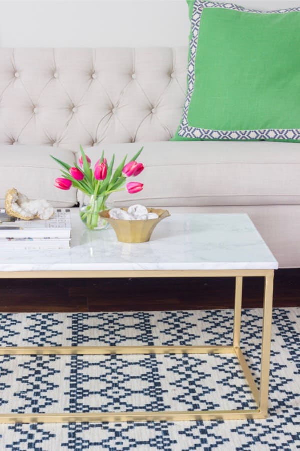 best faux marble coffee table